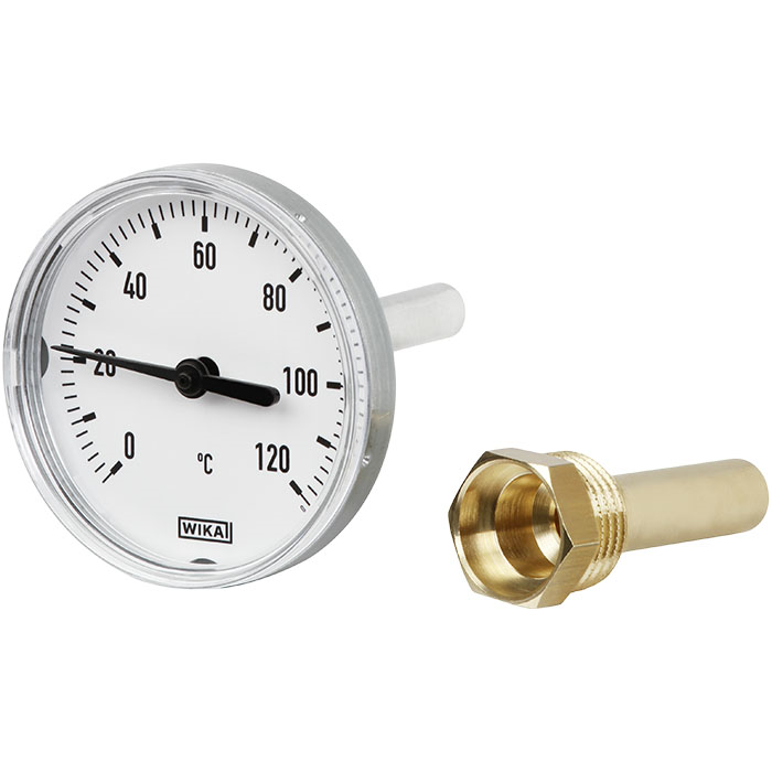 Model A43 Bimetal thermometer For heating technology