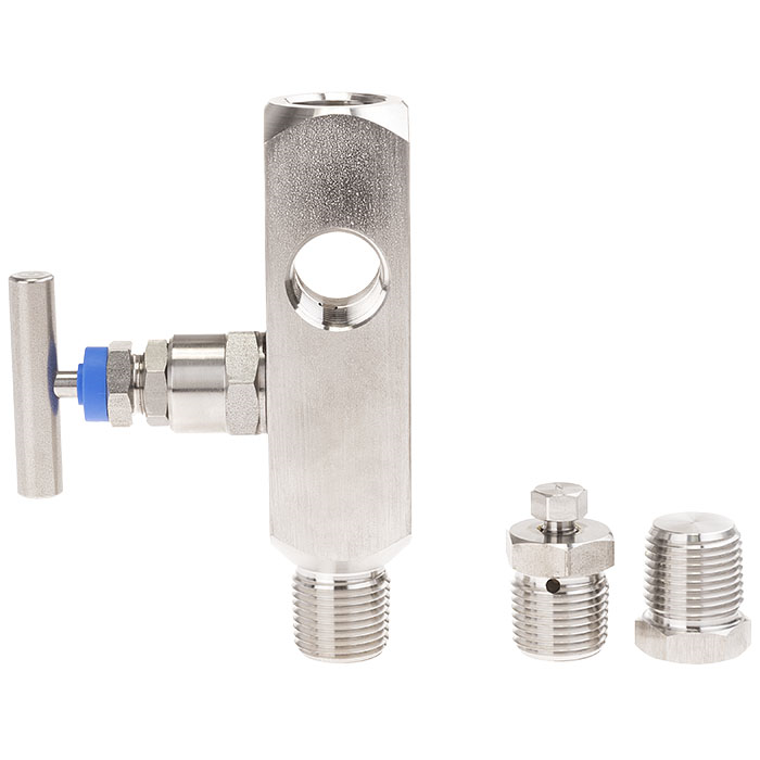 Needle valve and multiport needle valve
