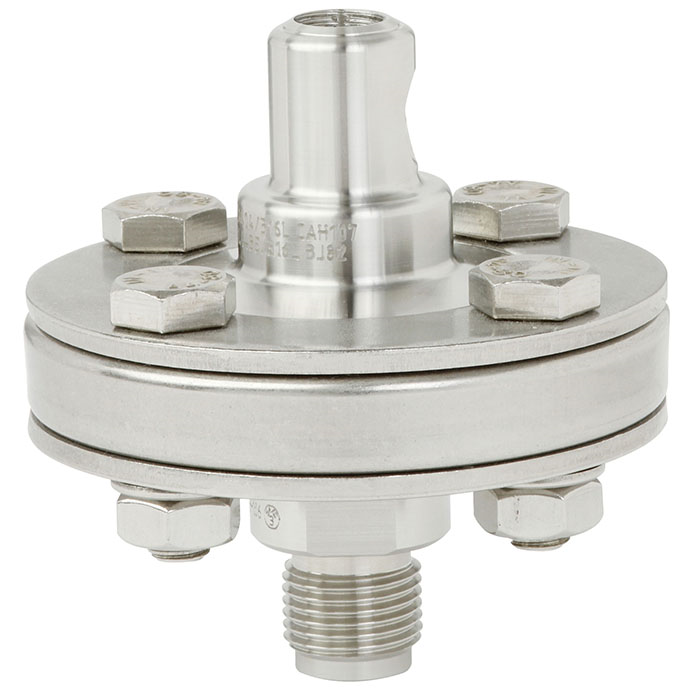 Model 990.10 Diaphragm seal with threaded connection Threaded design