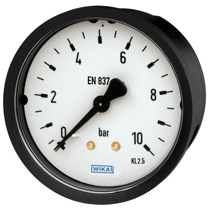 Models 111.16, 111.26 Bourdon tube pressure gauge, copper alloy